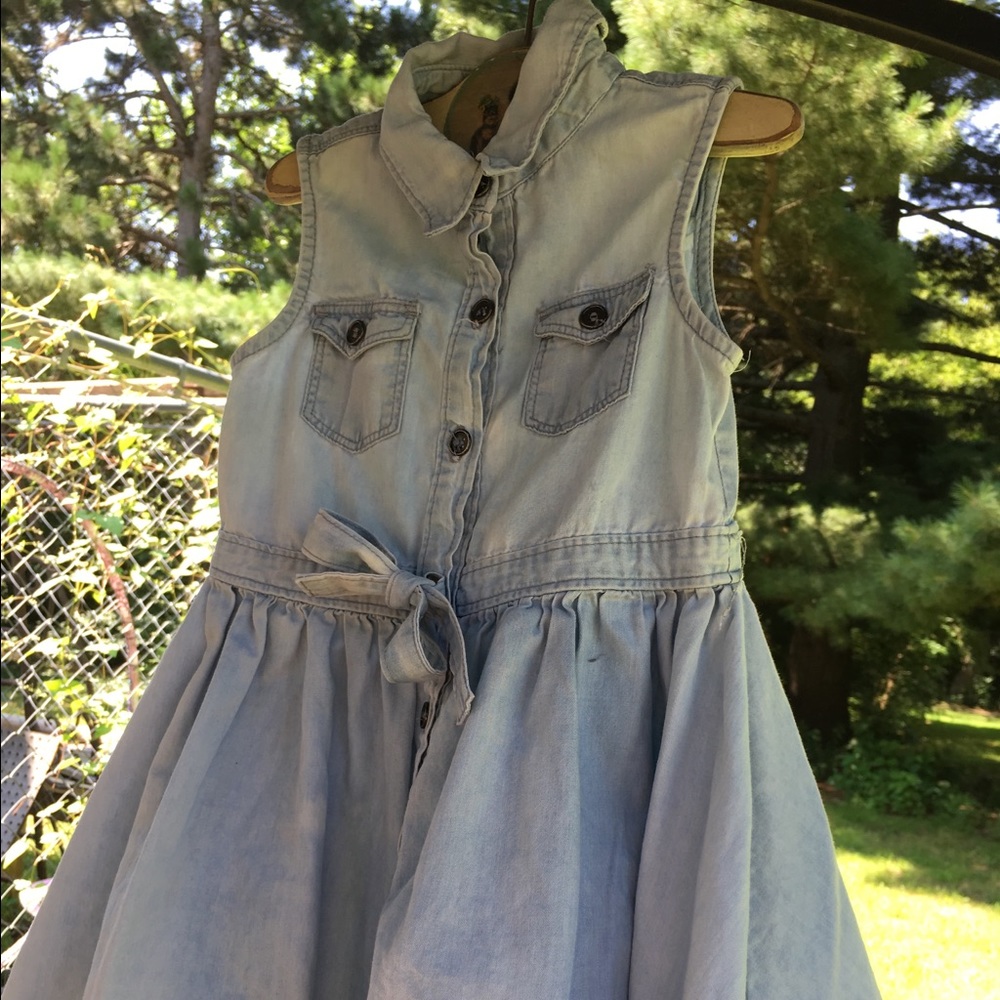 DKNY girls jean dress